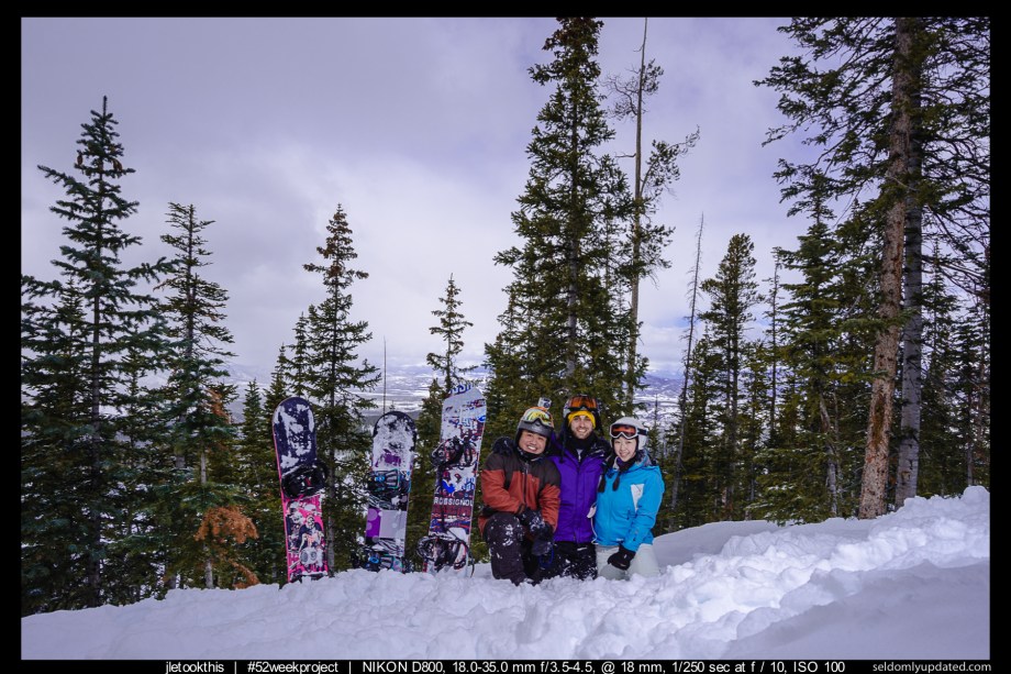 #52weekproject: Week 6 - Snowboarding in Winter Park